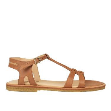 Feminin sandal m. stropper og ankelrem