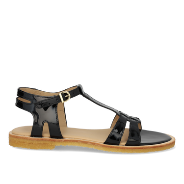 Feminin sandal m. stropper og ankelrem